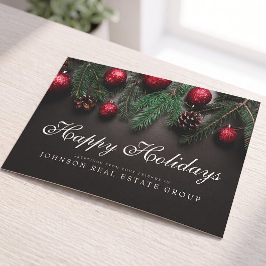 Weihnachtstanne | Frohe Feiertage Grüße Postkarte