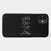 Weihnachtstanz mit Skelett Case-Mate iPhone Hülle (Rückseite (Horizontal))
