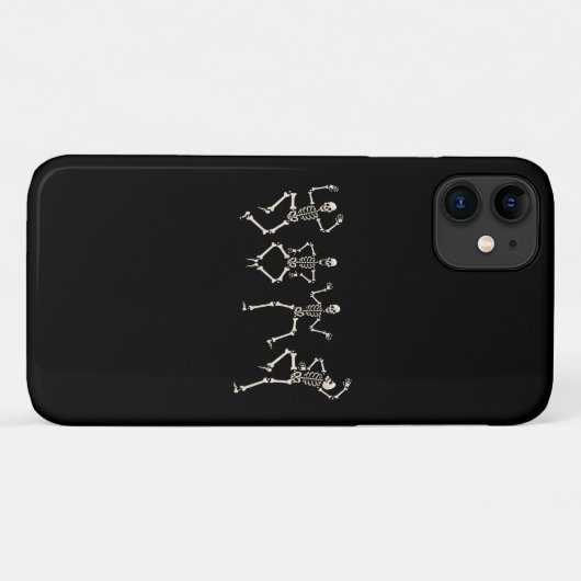 Weihnachtstanz mit Skelett Case-Mate iPhone Hülle (Rückseite (Horizontal))