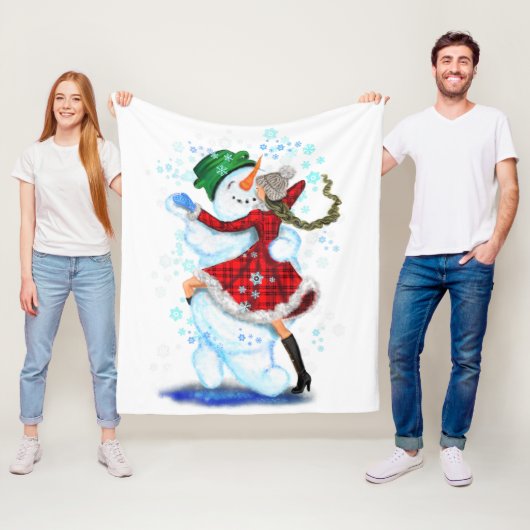 Weihnachtstänzer Fleece Blanket (Beispiel)