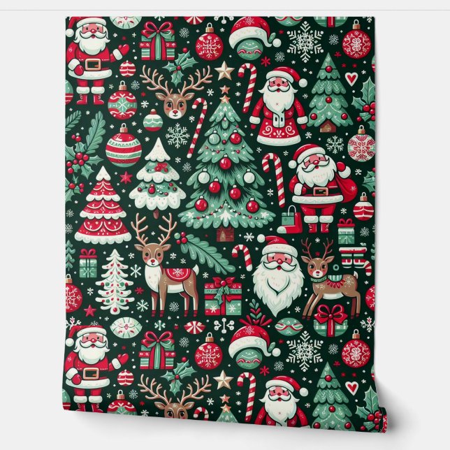 Weihnachtstapete Tapete (Abrollen)