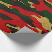 Weihnachtstarnung Geschenkpapier (Ecke)