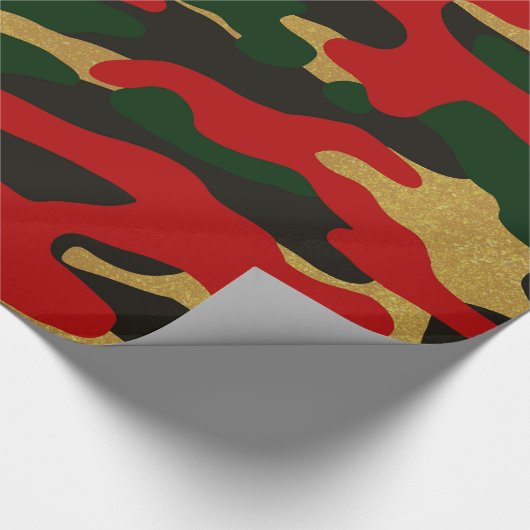 Weihnachtstarnung Geschenkpapier (Ecke)