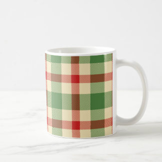 Weihnachtstartan-karierte Tasse