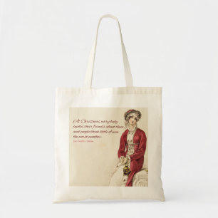 WeihnachtsTaschen-Tasche Janes Austen Tragetasche