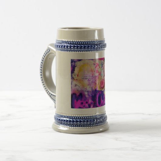 WeihnachtsTasse Bierglas (Vorderseite Links)