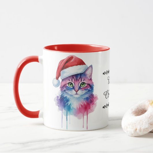 Weihnachtstasse Festlich Tasse (Mit Donut)