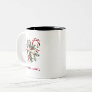 WEIHNACHTSTASSE FÜR DIE FAMILIE ZWEIFARBIGE TASSE