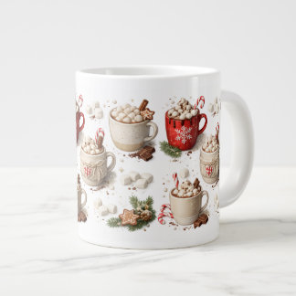 Weihnachtstasse für heiße Schokolade Jumbo-Tasse