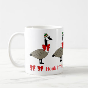 Weihnachtstasse für kanadische Gänse Kaffeetasse