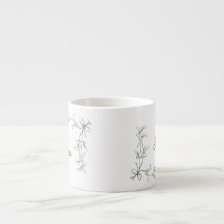 Weihnachtstasse Holly personalisiert Espressotasse