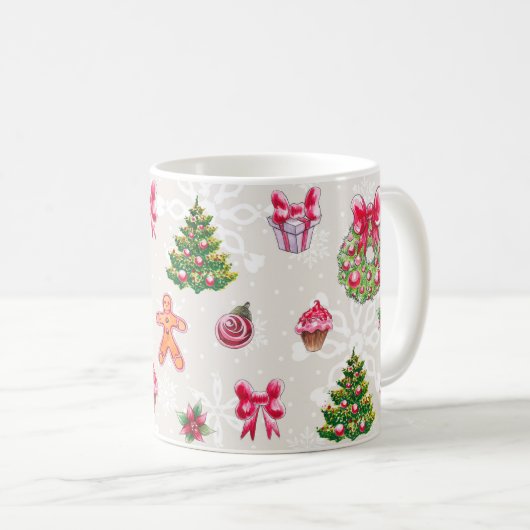 Weihnachtstasse Kaffeetasse (VorderseiteRechts)