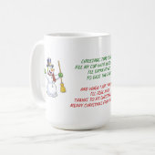 WeihnachtsTasse Kaffeetasse (Vorderseite Links)