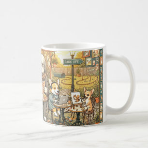 Weihnachtstasse Senioren Hunde Café Kaffeetasse