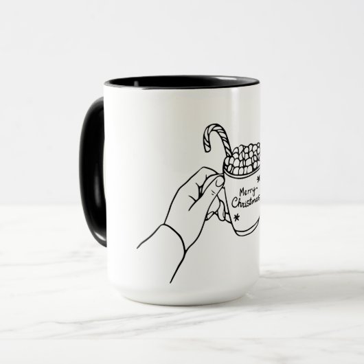 Weihnachtstasse Tasse (Vorderseite Links)