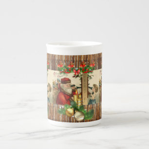 Weihnachtstasse, Vintage Porzellantasse