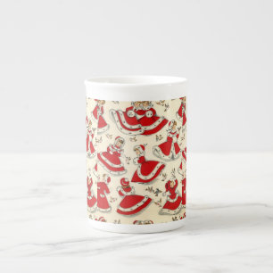 Weihnachtstasse, Vintage Porzellantasse