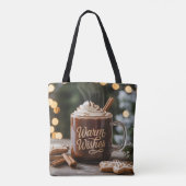 Weihnachtstasse 'Warme Wünsche': Cozy Hot Chocolat Tasche (Rückseite)