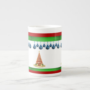 Weihnachtstasse, Weihnachtsbaum Porzellantasse