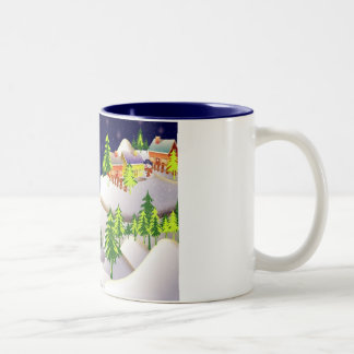 WeihnachtsTasse Zweifarbige Tasse