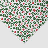 Weihnachtstatzen-Druck-Seidenpapier Seidenpapier (Ausschnitt)