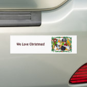 Weihnachtstauben Autoaufkleber (Auf Auto)