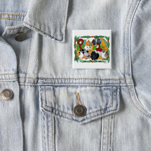 Weihnachtstauben Button (Beispiel)