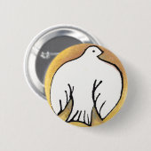 Weihnachtstauben-Button Button (Vorne & Hinten)