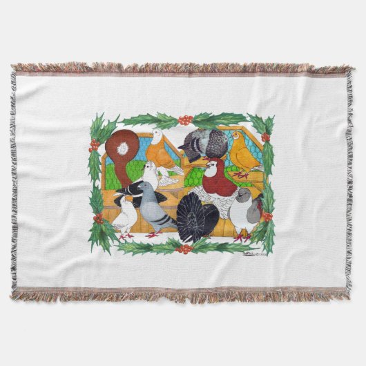 Weihnachtstauben Decke (Vorderseite)