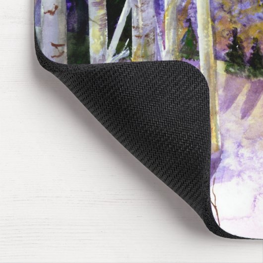 Weihnachtstauben-Engel Mousepad (Ecke)