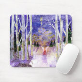 Weihnachtstauben-Engel Mousepad (Mit Mouse)