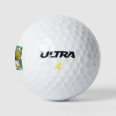 Weihnachtstauben Golfball (Logo)