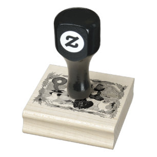 Weihnachtstauben Gummistempel