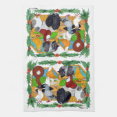 Weihnachtstauben Handtuch (Vertikal)