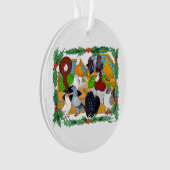 Weihnachtstauben Ornament (Vorderseite)