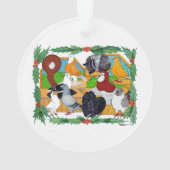 Weihnachtstauben Ornament (Rückseite)