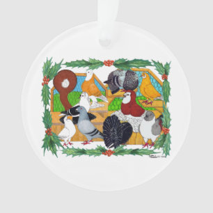 Weihnachtstauben Ornament