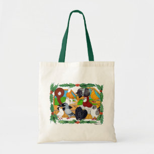 Weihnachtstauben Tragetasche