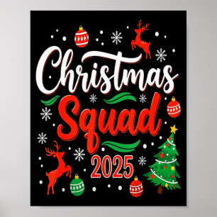 Weihnachtsteam 2025 passendes Weihnachten Familien Poster