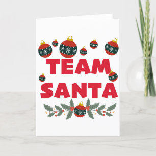 Weihnachtsteam Feiertagskarte