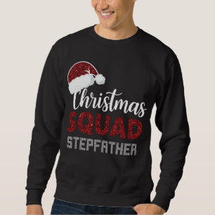 Weihnachtsteam Stiefvater passendes Weihnachten Lu Sweatshirt