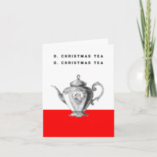 Weihnachtstee-Einladungen Einladung