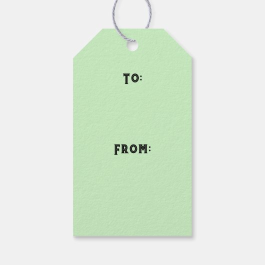 Weihnachtstee Geschenkanhänger (Rückseite)