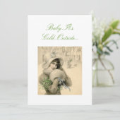 Weihnachtstee-Party Einladung (Stehend Vorderseite)