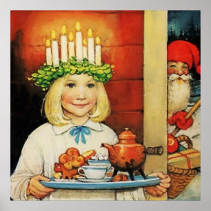 „Weihnachtstee“ von Jenny Nystrom Poster