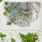 Weihnachtsteetücher Geschirrtuch (Gefaltet)