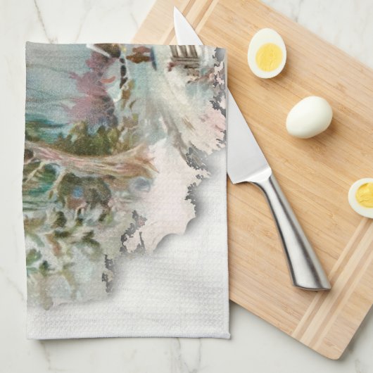 Weihnachtsteetücher Geschirrtuch (Viertel Falte)