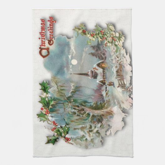 Weihnachtsteetücher Geschirrtuch (Vertikal)