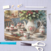 Weihnachtsteezeit mit Cupcakes Seidenpapier (Handwerk)