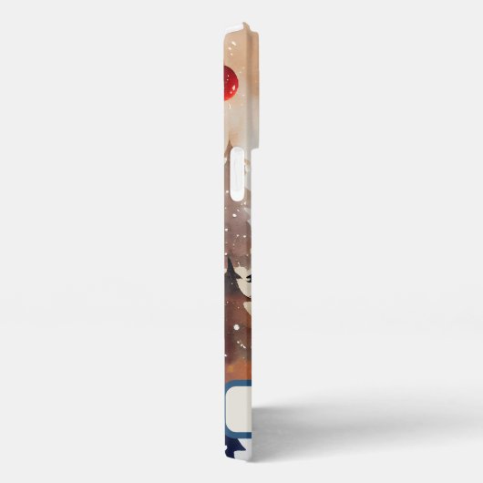 WeihnachtstelefonCase iPhone Hülle (Rechte Seite)